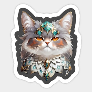 Devine Thought cat Sticker